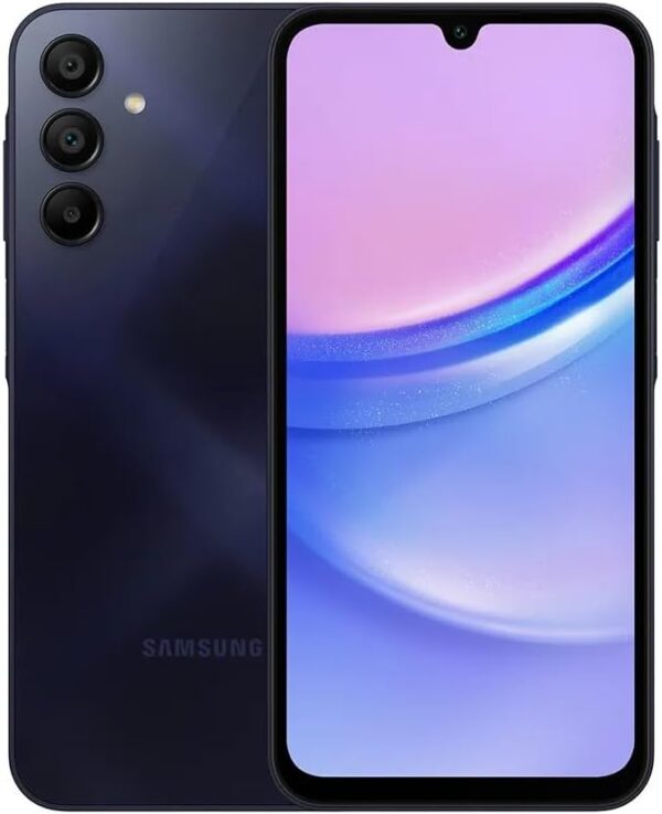 Celular Samsung Galaxy A15 256GB, 8GB RAM, Tela Infinita de 6.5" Azul Escuro