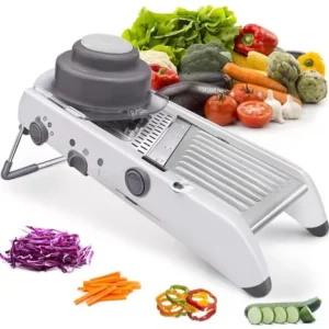 Mandolin Profissional Cortador Fatiador Legumes Frutas Inox
