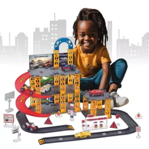 Pista Posto De Gasolina Carrinho Brinquedo Infantil Corrida