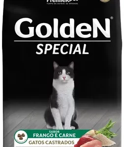 PremieRpet golden special frango e carne ração gatos castrados 10,1 kg