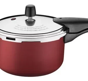 Panela De Pressão 6L Antiaderente 24cm Vancouver Starflon Max Vermelha Tramontina