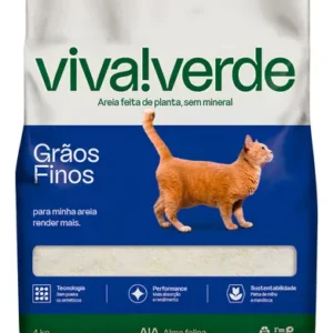 Viva Verde areia biodegradável para gatos 4kg